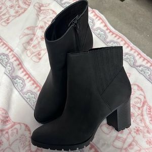 Kelly and Katie black ankle boots